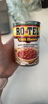 ROTEL Chili Fixin's Seasoned Diced Tomatoes and Green Chilies, 10 oz.