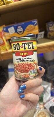 ROTEL Hot Diced Tomatoes With Habaneros, 10 oz.