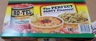 Rotel Original Diced Tomatoes and Green Chilies, 10 Ounce (8 Pack)