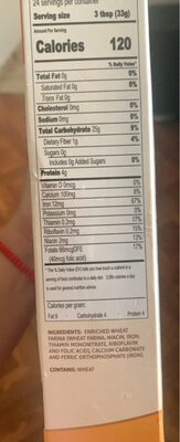 Cream Farina Enriched Wheat Cereal, Cream Farina