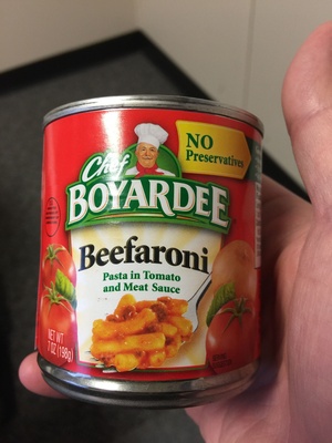 Pasta In Tomato And Meat Sauce