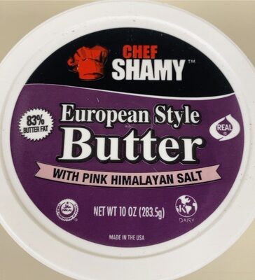 European Style Butter With Pink Himalayan Salt, Pink Himalayan Salt
