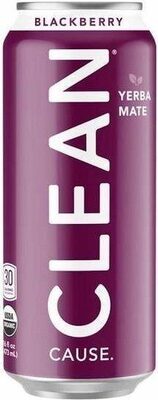 Organic Blackberry Sparkling Yerba Mate, Blackberry
