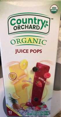 Tropical Passion Berry Blast Juice Pops, Tropical Passion Berry Blast