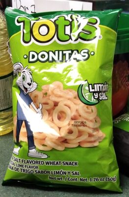 Salt & Lime Flavored Wheat Snack, Salt & Lime