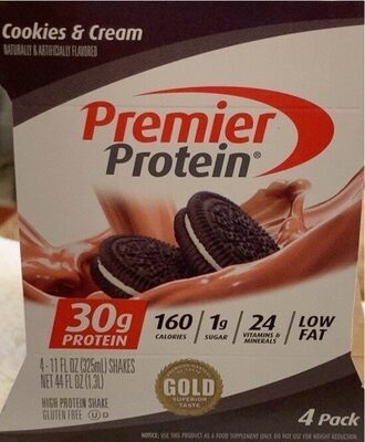 Cookies & Cream High Protein Shake, Cookies & Cream