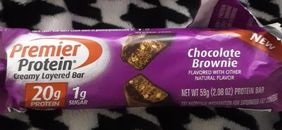 Chocolate Brownie Creamy Layered Protein Bar, Chocolate Brownie