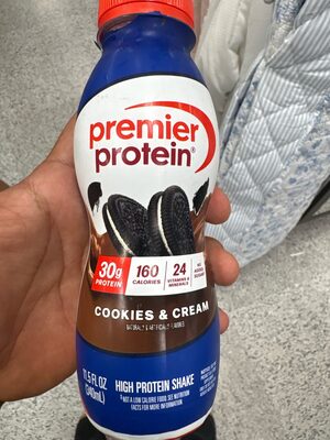 Cookies & Cream High Protein Shake, Cookies & Cream
