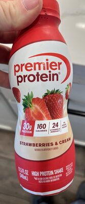 Strawberries & Cream High Protein Shake, Strawberries & Cream