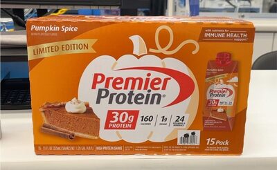 Pumpkin Spice Flavored High Protein Shake, Pumpkin Spice