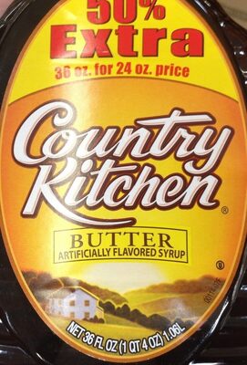 Butter Flavored Syrup, Butter