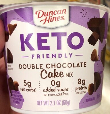 Double Chocolate Keto Friendly Cake Mix, Double Chocolate