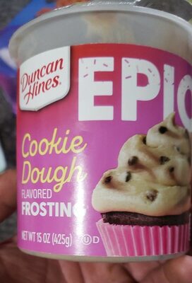 Cookie Dough Flavored Frosting, Cookie Dough