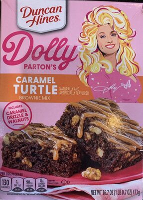 Caramel Turtle Dolly Parton's Brownie Mix, Caramel Turtle