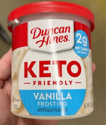 Vanilla Flavored Keto Friendly Frosting, Vanilla