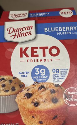 Blueberry Keto Friendly Muffin Mix, Blueberry