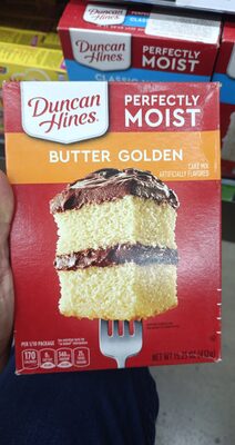 Duncan Hines Butter Golden Flavored Cake Mix, 15.25 oz.