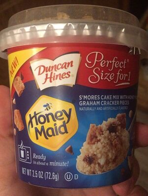 S'Mores Cake Mix With Graham Cracker Pieces Cake Cup, S'Mores