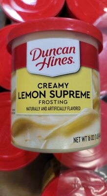 Creamy Lemon Supreme Flavored Frosting, Creamy Lemon Supreme