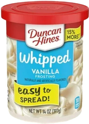 Whipped Vanilla Flavored Frosting, Whipped Vanilla