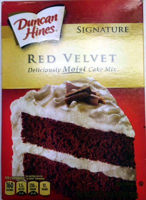 Duncan Hines, Signature Cake Mix, Red Velvet, Red Velvet