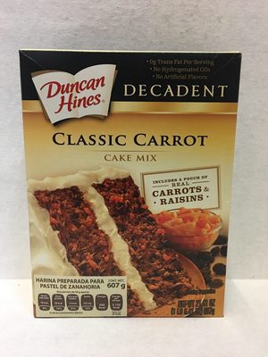 Duncan Hines, Cake Mix, Classic Carrot, Classic Carrot