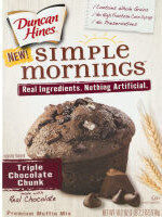 Triple Chocolate Chunk Premium Muffin Mix, Triple Chocolate Chunk