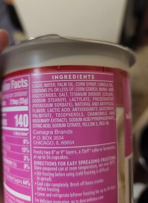 Duncan Hines Creamy Cream Cheese Flavored Frosting, 16 oz.