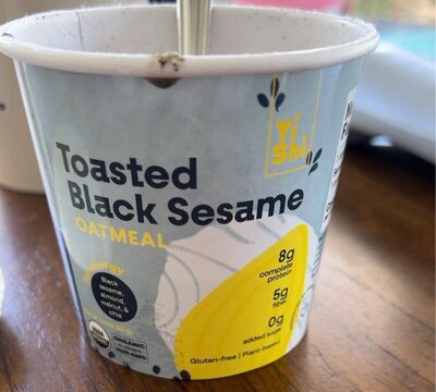 Toasted Black Sesame Oatmeal, Toasted Black Sesame