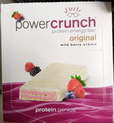 Original Protein Energy Bar, Wild Berry Creme