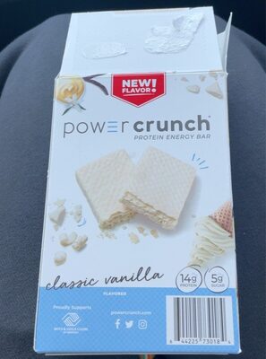 Classic Vanilla Flavored Protein Energy Bars, Classic Vanilla