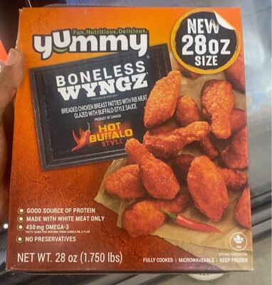 Hot Buffalo Style Boneless Wyngz, Hot Buffalo