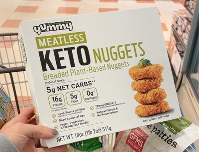 Meatless Keto Breaded Plant-Based Nuggets