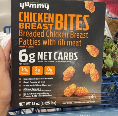 Yummy Chicken Breast Bites, 18 Oz