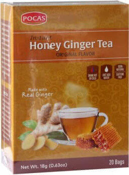 Original Flavor Instant Honey Ginger Tea Sachets, Original