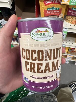 Unsweetened Coconut Cream, Unsweetened