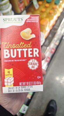Unsalted Grade Aa Butter, Unsalted