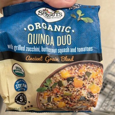 Ancient Grain Blend Organic Quinoa Duo With Grilled Zucchini, Butternut Squash And Tomatoes, Ancient Grain Blend