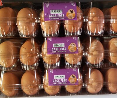 Farm Fresh Grade A Cage Free Large Brown Eggs