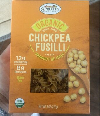 Organic Pasta, Chickpea Fusilli
