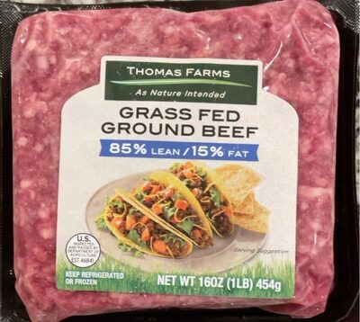 85% Lean/15% Fat Grass Fed Ground Beef