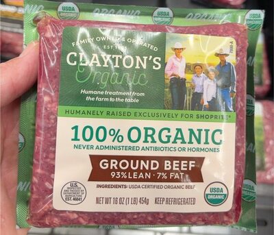 100% Organic Ground Beef