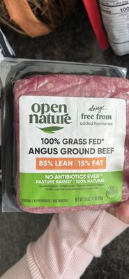 85% Lean/15% Fat 100% Grass Fed Angus Ground Beef