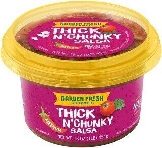 Garden Fresh Gourmet, Thick & Chunky Salsa, Medium, Medium