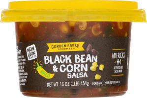 Garden Fresh Gourmet, Black Bean & Corn Salsa, Medium, Medium