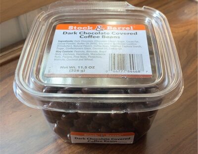 Dark Chocolate Covered Coffee Beans, Dark Chocolate