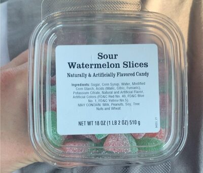 Sour Watermelon Slices Candy, Sour Watermelon