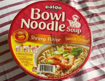 Shrimp Flavor Bowl Noodle Soup, Shrimp