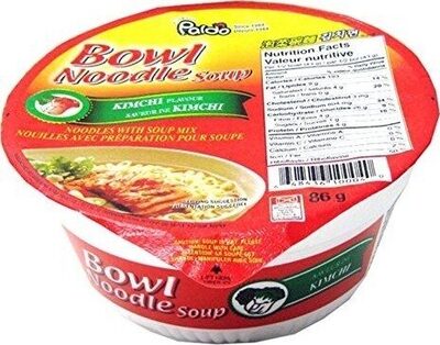 Kimchi Flavor Bowl Noodle Soup, Kimchi