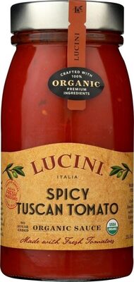 Spicy Tuscan Tomato Organic Sauce, Spicy Tuscan Tomato